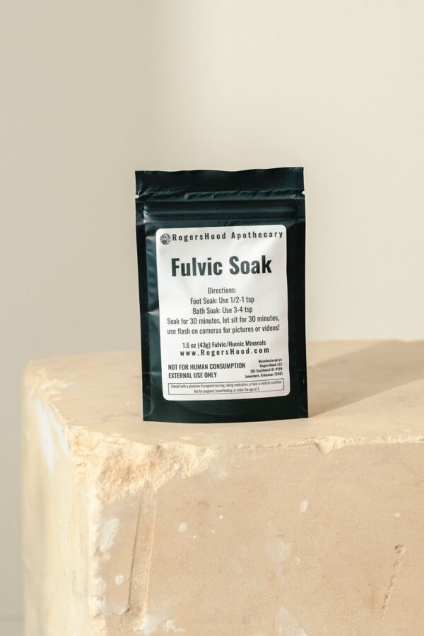 Fulvic Soak foot bath for parasite cleansing