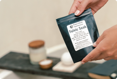 Fulvic Soak parasite cleanse bath detox