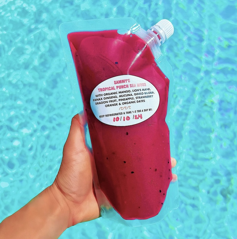 Package of Sammy's Sea Moss